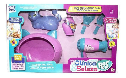 Brinquedo Clínica E Beleza Pets Zuca Toys Ref.7963 - Gato