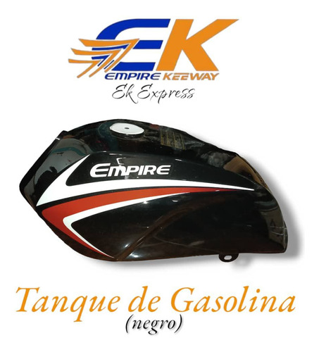 Tanque De Gasolina Negro Moto Ek Express Empire Keenway 