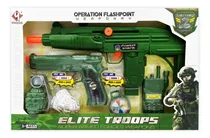 Comprar Juguete Set Militar Armas, 7 Piezas, Armas Con Sonido, 12104