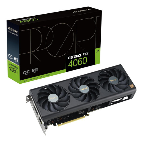 Placa De Video Asus Nvidia Rtx 4060 8gb Oc Proart Gddr6