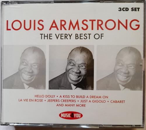 Cd Triple Louis Armstrong Nuevo No Sellado Importado