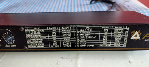 Procesador De Voz Peavey Deltafex (Usado)