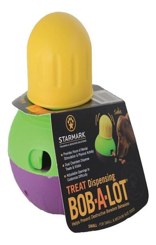 Bob-a-lot Dispensador De Golosinas Starmark Para Perros Pequ