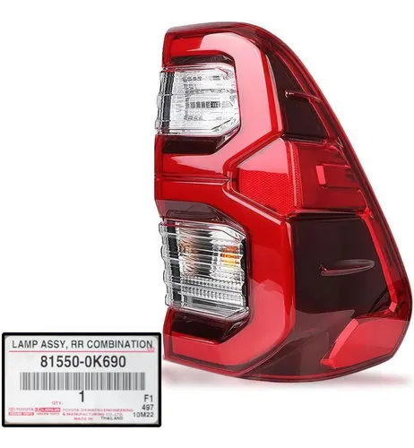 Stop Hilux Derecho 2020 2021 2022 2023 Original Toyota