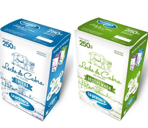 Leche De Cabra La Primera X 250grs Entera.
