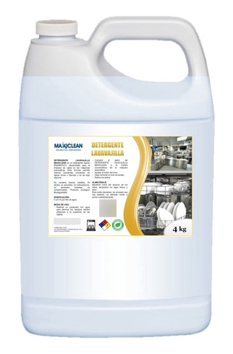 Detergente Liquido Lavavajillas  4 Kg