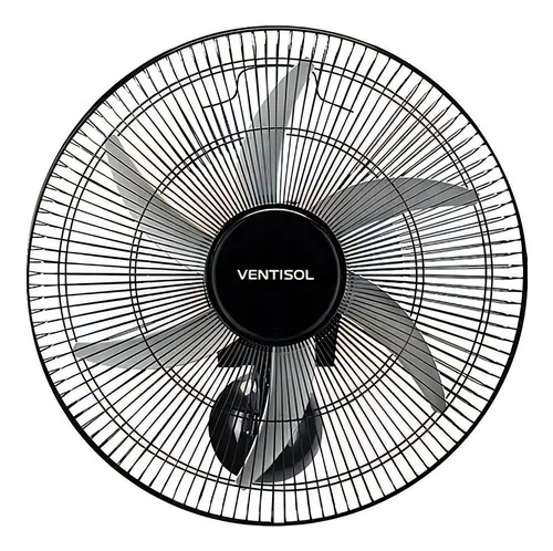 Ventilador De Parede Steel 50cm Ventisol Cor da estrutura Preto