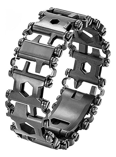 0m0dzh Survival Multitools Pulsera De Plata Para Hombres, Pu