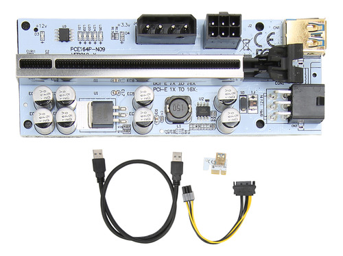 Cable De Extensión Vertical, Tarjeta Pcie, 8 Condensadores F