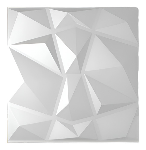 Kit 5 Forma Gesso Molde Gesso Placa Gesso 3d Diamante 29x29