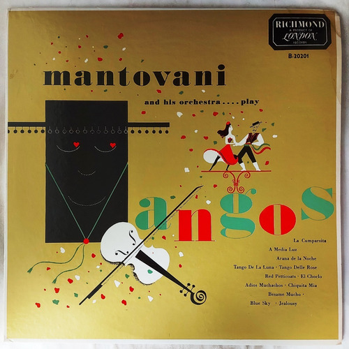 Mantovani And His Orchestra - An Album Of Favorite Tango  Lp