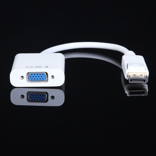 Dp Displayport Macho Vga Hembra Adaptador Convertidor Cable