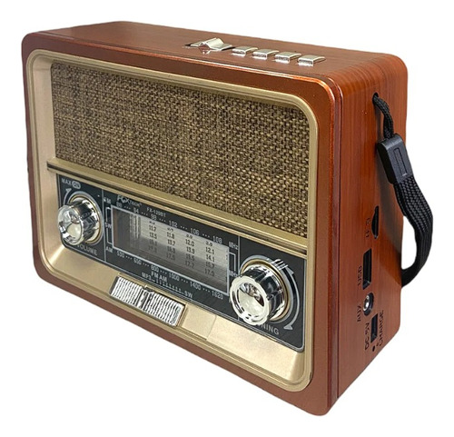 Radio Parlante Bluetooth Am/fm/usb/mp3  Retro