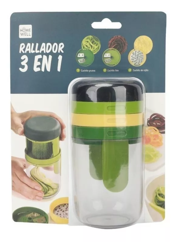 Tercera imagen para búsqueda de rallador de verduras