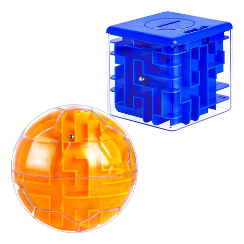 3d Maze Brain Teasers Toy Kit - 3×3 En Money Box Maze Cube &