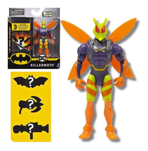 Boneco Dc Batman - Killer Moth Mariposa 2020 - 10cm - Sunny