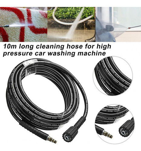 10m Manguera De Limpieza De Agua Alta Presión Para Karcher