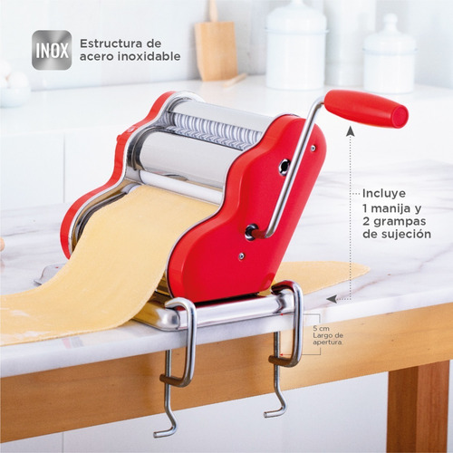Imagen 8 de 10 de Pastalinda Máquina Clásica 200 Roja