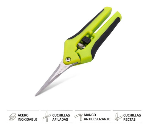 Imagen 2 de 6 de Tijeras De Podar Herramienta Para Jardin Profesional Y Recta