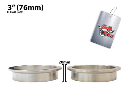 Imagem 2 de 7 de Kit Abraçadeiras Tipo V-band / V-clamp + Par De Flange 3