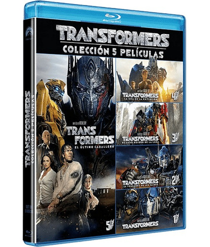 Transformers Coleccion 5 Peliculas Bluray (efectivo)