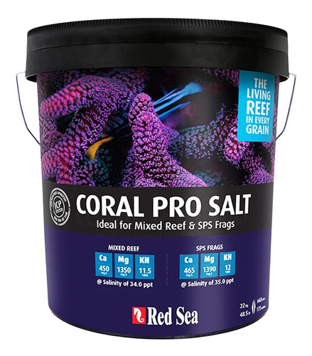 Sal Red Sea Pro 22 Kgs Corales Ideal Reef Marinos Acuario