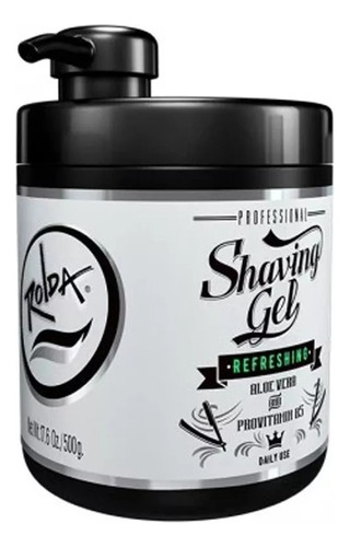 Rolda Shaving Gel Refreshing 500g Gel De Afeitar Barbero