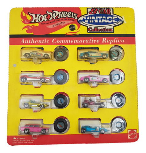 Pack 8 Cars Vintage Collection Hot Wheels 1993