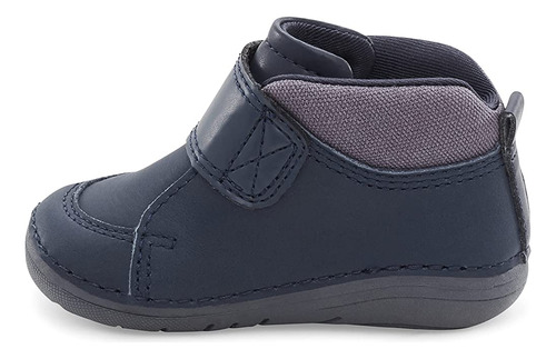 Stride Rite Baby Boys Sm Mateo First Walker Shoe, Navy, 4 Wi