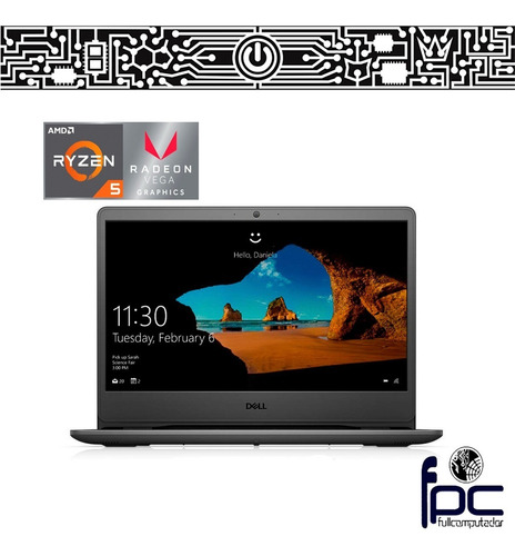 Imagen 1 de 2 de Fpc Laptop Dell Vostro 3405 Ryzen 5 3450u Ram 8gb Ssd 256gb