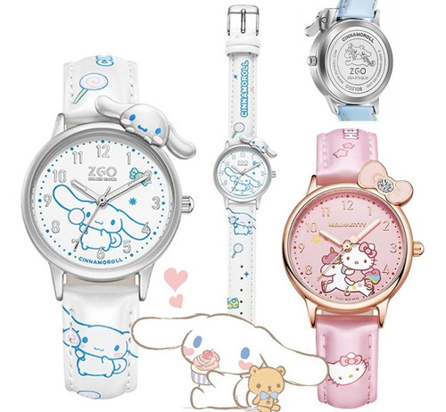 Reloj Sanrio Hello Kitty Cinnamoroll Para Mujer