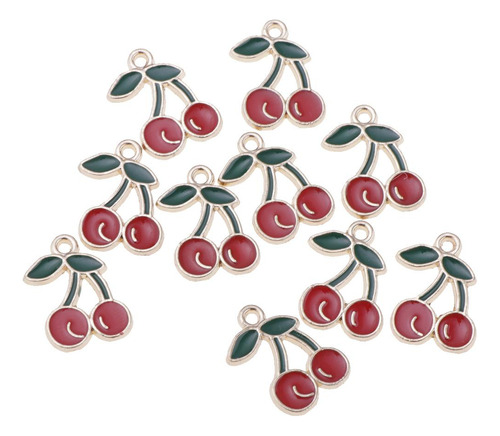 2 Encantos De La Cereza Para La Fabricación De Joyas