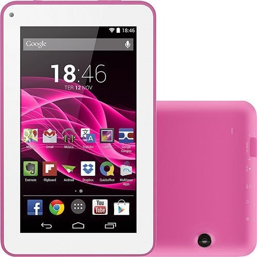 Tablet Multilaser Ml Supra 8gb Wi-fi Tela 7 Android 4.4quad