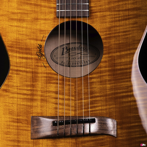 Guitarra Electroacustica Profesional Beaudoux Gold Escenario
