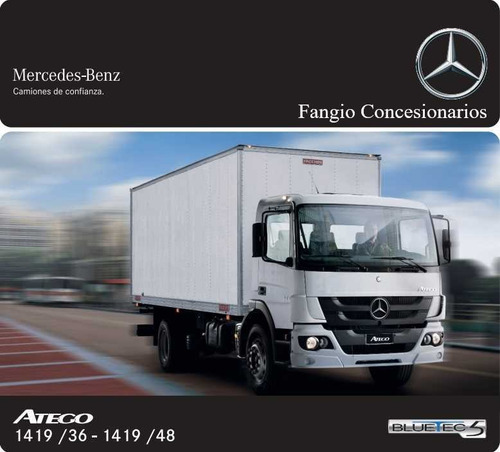 Mercedes Benz Atego 1419/36 1419/ 48 Anticipo $ 35,994.85