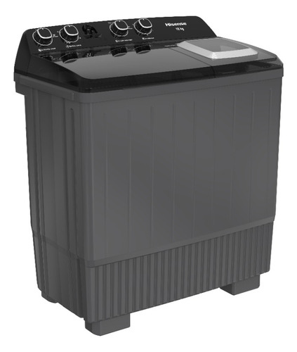 Lavadora Semiautomática Wsa1804p 18kg Gris Hisense 127v Gris