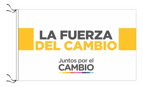 Bandera De Juntos Por El Cambio La Fuerza 150x90cm