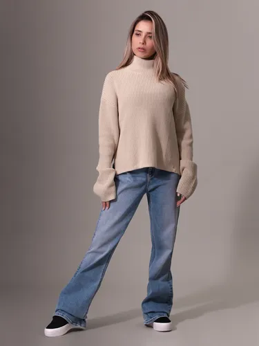 Sweater Chunky Loose Beige Calvin Klein