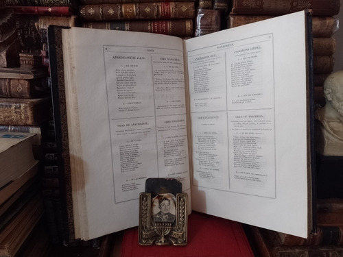 Odas Anacreonte Y Safo Edición Poliglota Fermin Dodot 1835 (Usado)