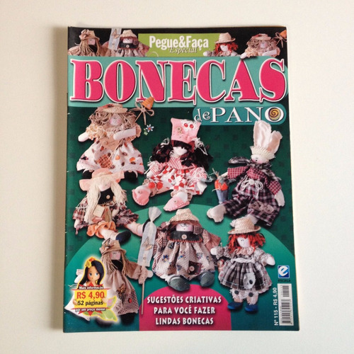 Revista Pegue & Faça Especial  Bonecas De Pano  N°115 Bb12
