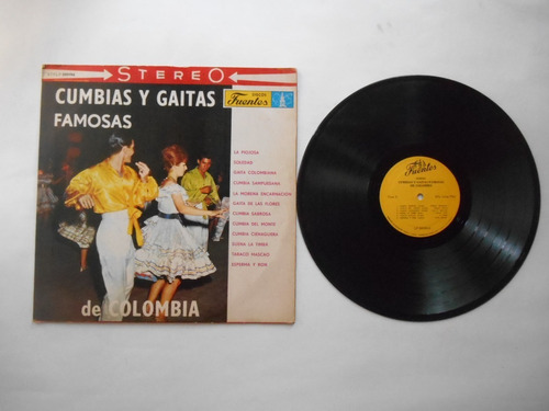 Lp Vinilo Cumbias Y Gaitas Famosas1 De Colombia Fuentes 1975