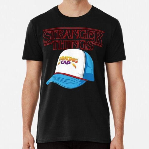 Remera Gorra De Pensamiento De Stranger Things Dustin Algodo