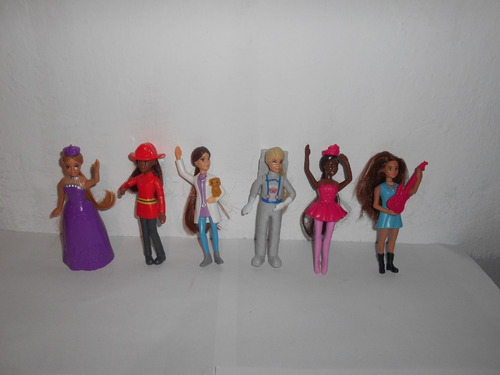 Barbie Figuras De Mcdonalds 2019 Lote De 6