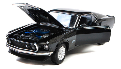 Auto Ford Mustang Boss 1969 Coleccion Welly Escala 1:24 St