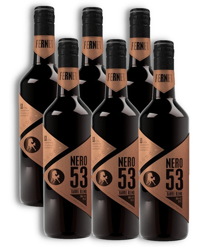 Nero 53 Barrel Blend Aperitivo Fernet Caja X6u 750ml