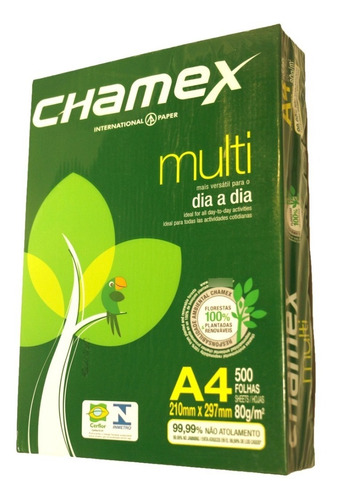 Resma Chamex A4 80gr Envío Gratis X 15u En C.a.b.a