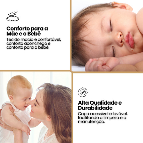 Almofada De Amamentaçao Bebe Travesseiro Menina Maternidade