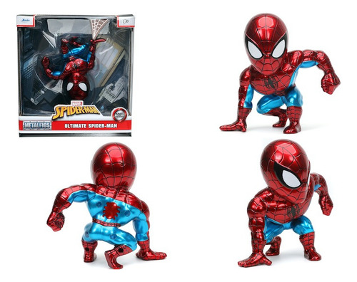 Jada 6 Pulgadas 1 Figura Marvel Spiderman Metalfigs