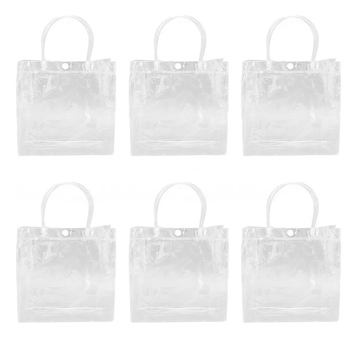 30 Bolsas De Regalo De Recuerdo De Pvc Transparente Con Asa