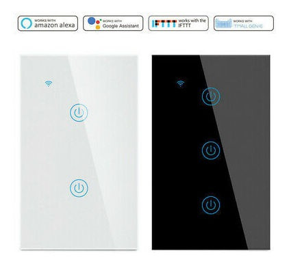 Interruptor De Pared Tuya Smart Wifi Simple 1ch Alexa Google